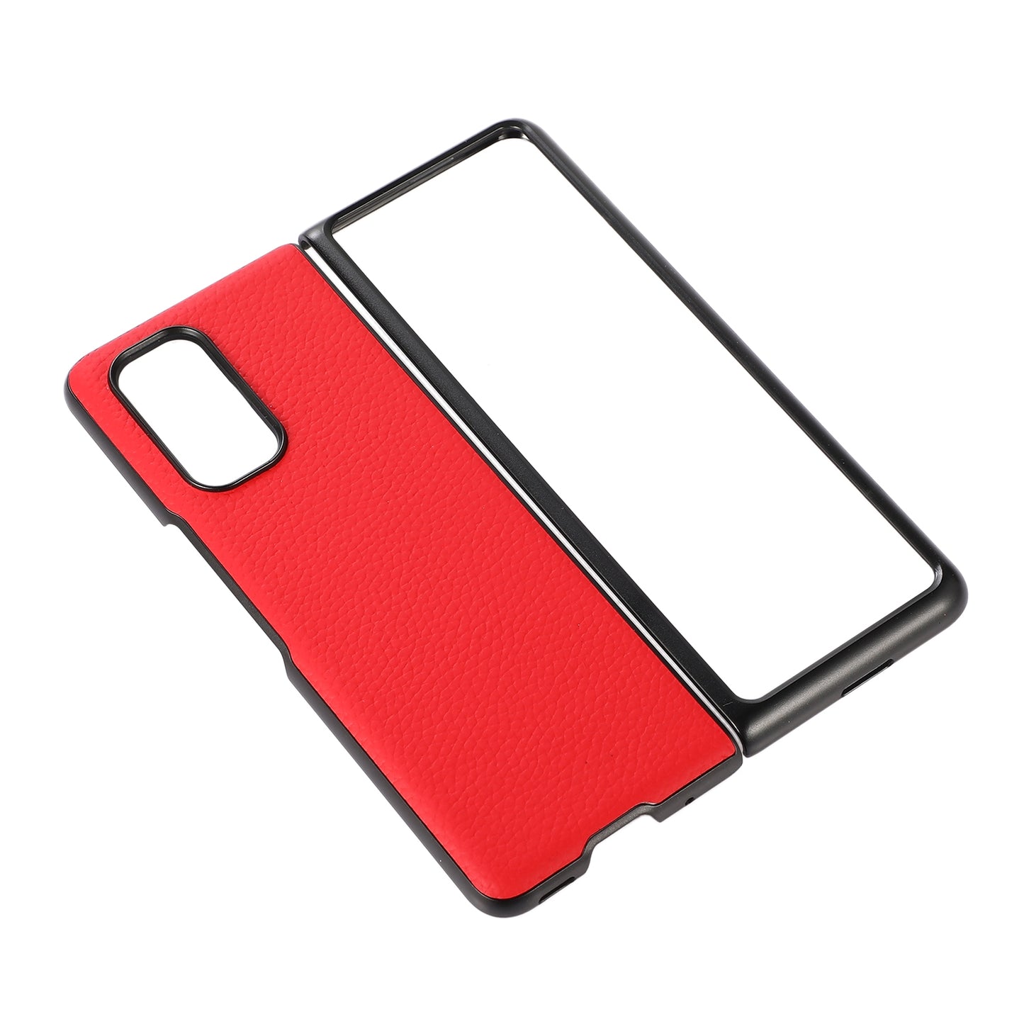 For Xiaomi Mi Mix Fold Litchi Texture Leather Folding Protective Case(Red)