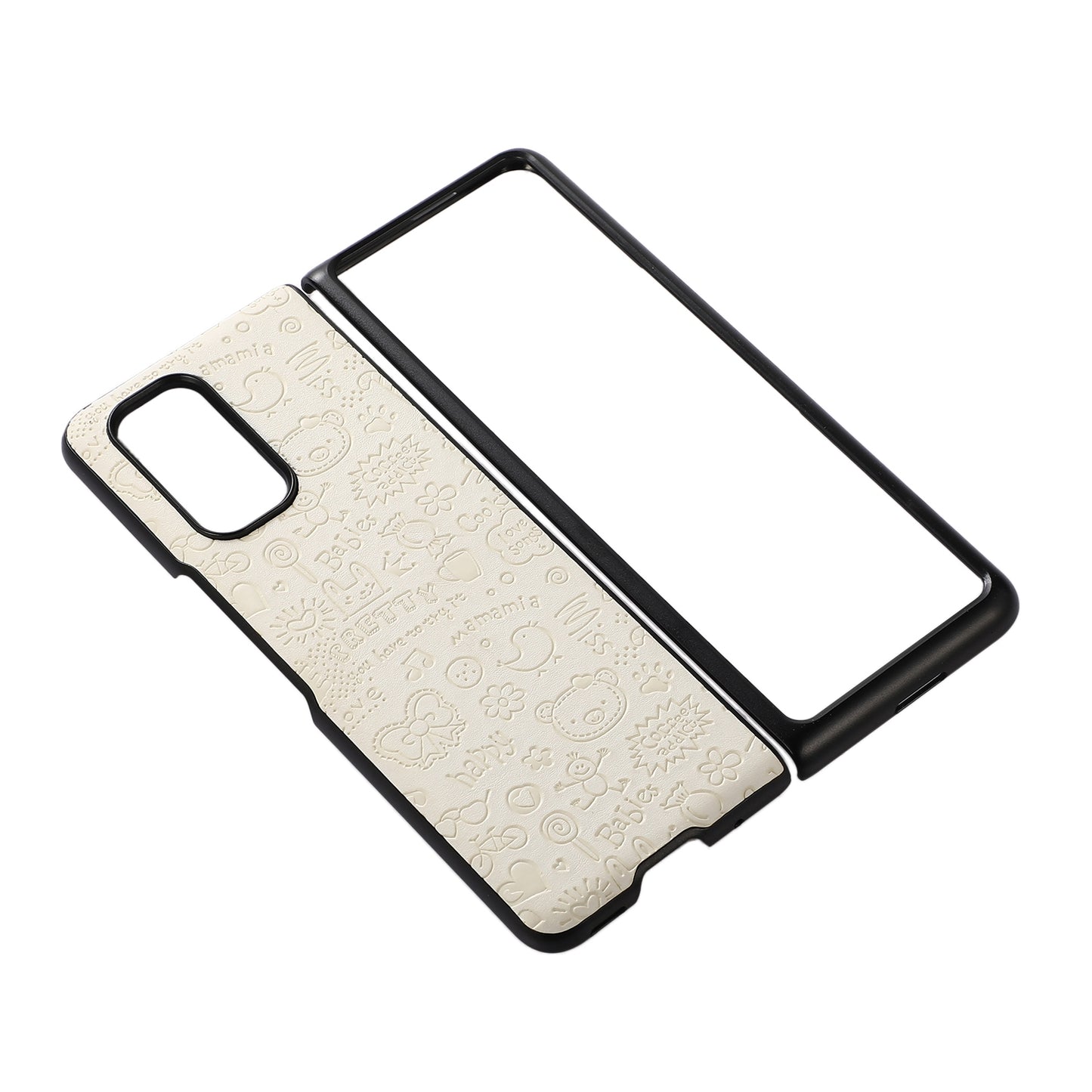 For Xiaomi Mi Mix Fold Shockproof Leather Protective Case(White)