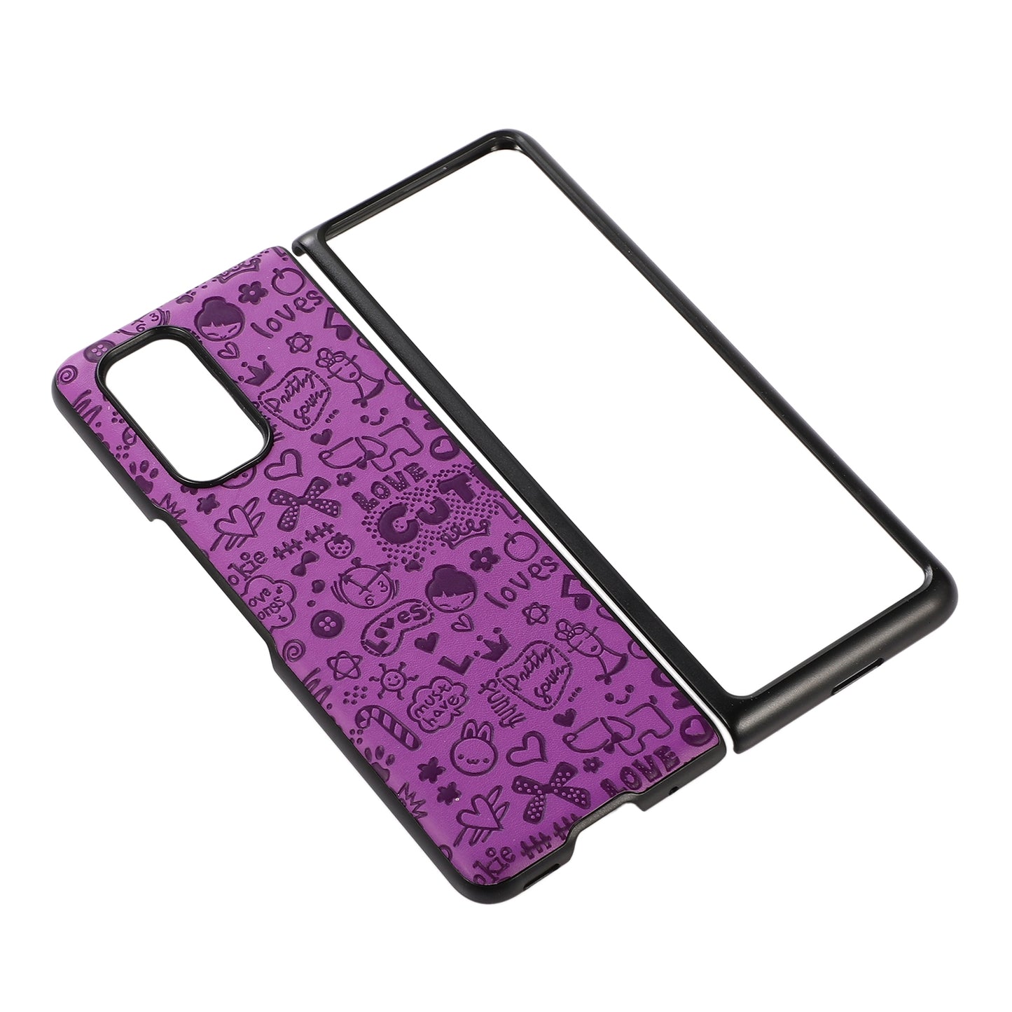 For Xiaomi Mi Mix Fold Shockproof Leather Protective Case(Purple)