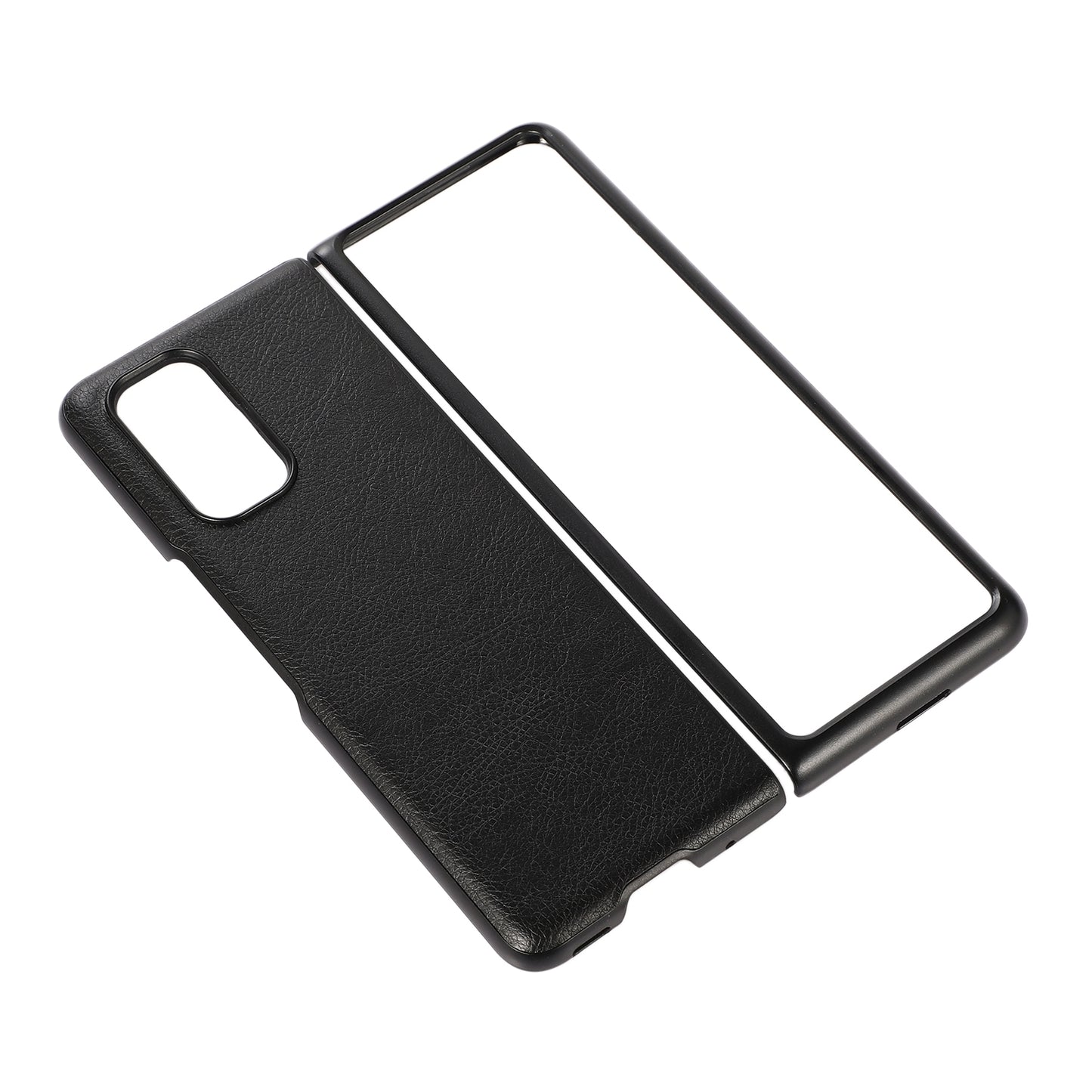 For Xiaomi Mi Mix Fold Two-color Lychee Texture Leather Protective Case(Black)