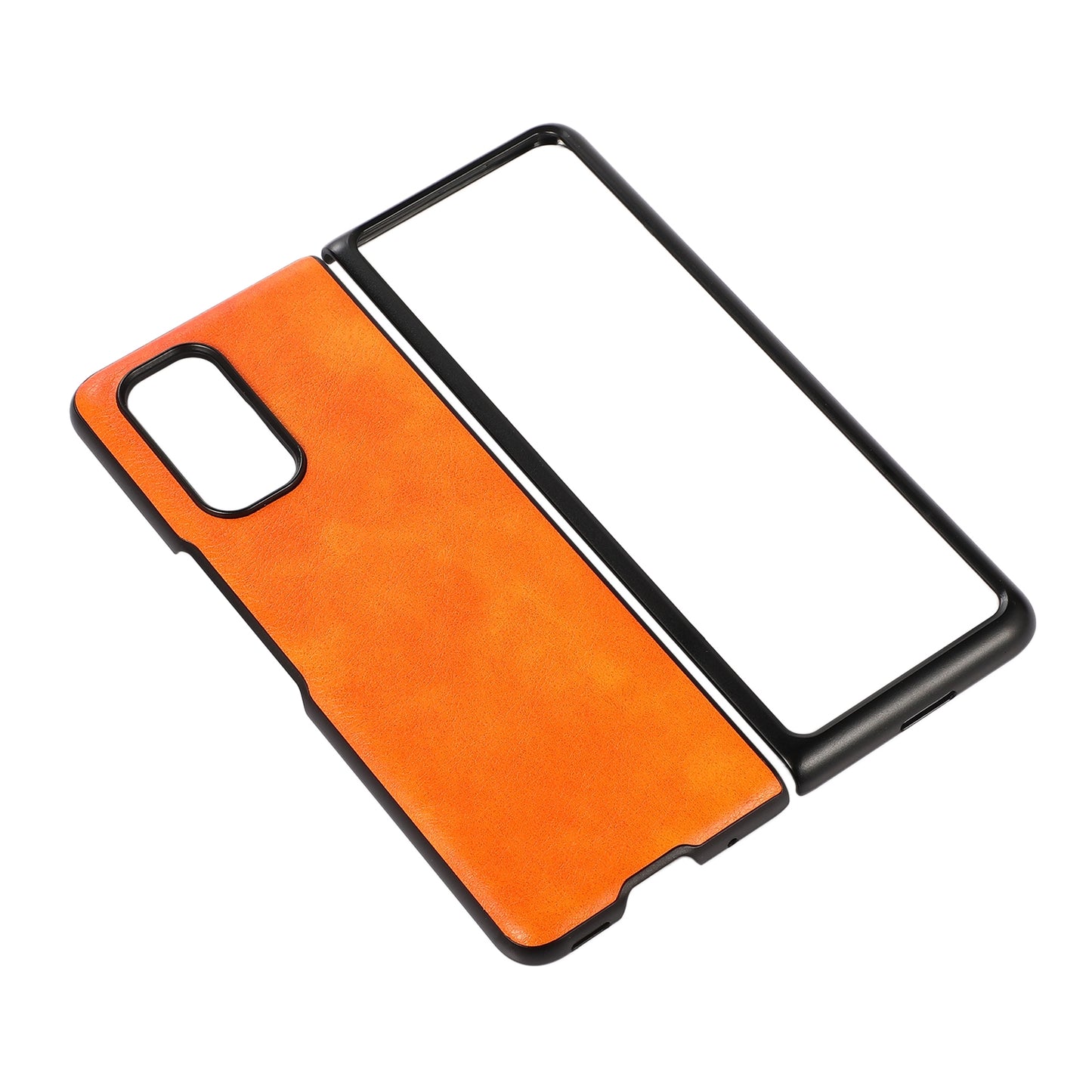 For Xiaomi Mi Mix Fold Two-color Lychee Texture Leather Protective Case(Orange)