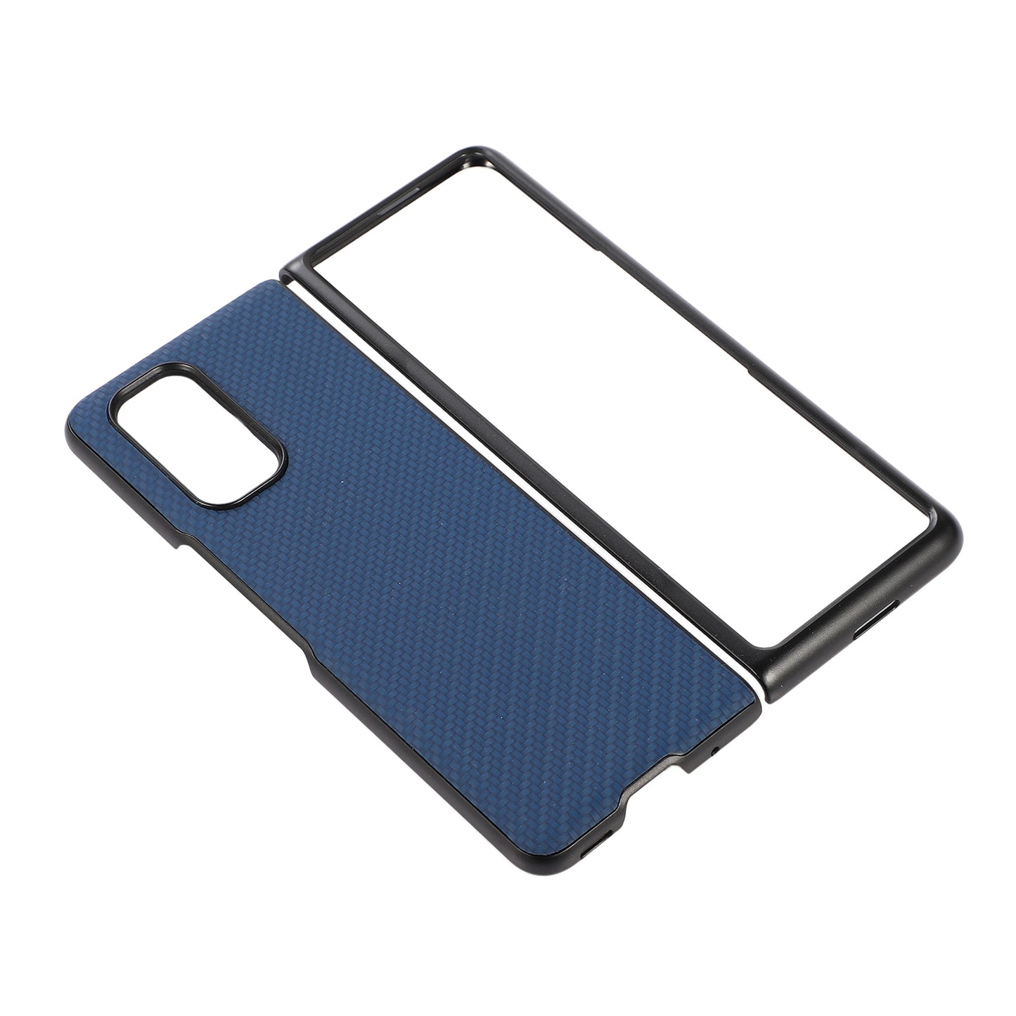 For Xiaomi Mi Mix Fold Carbon Fiber Leather Protective Case(Blue)