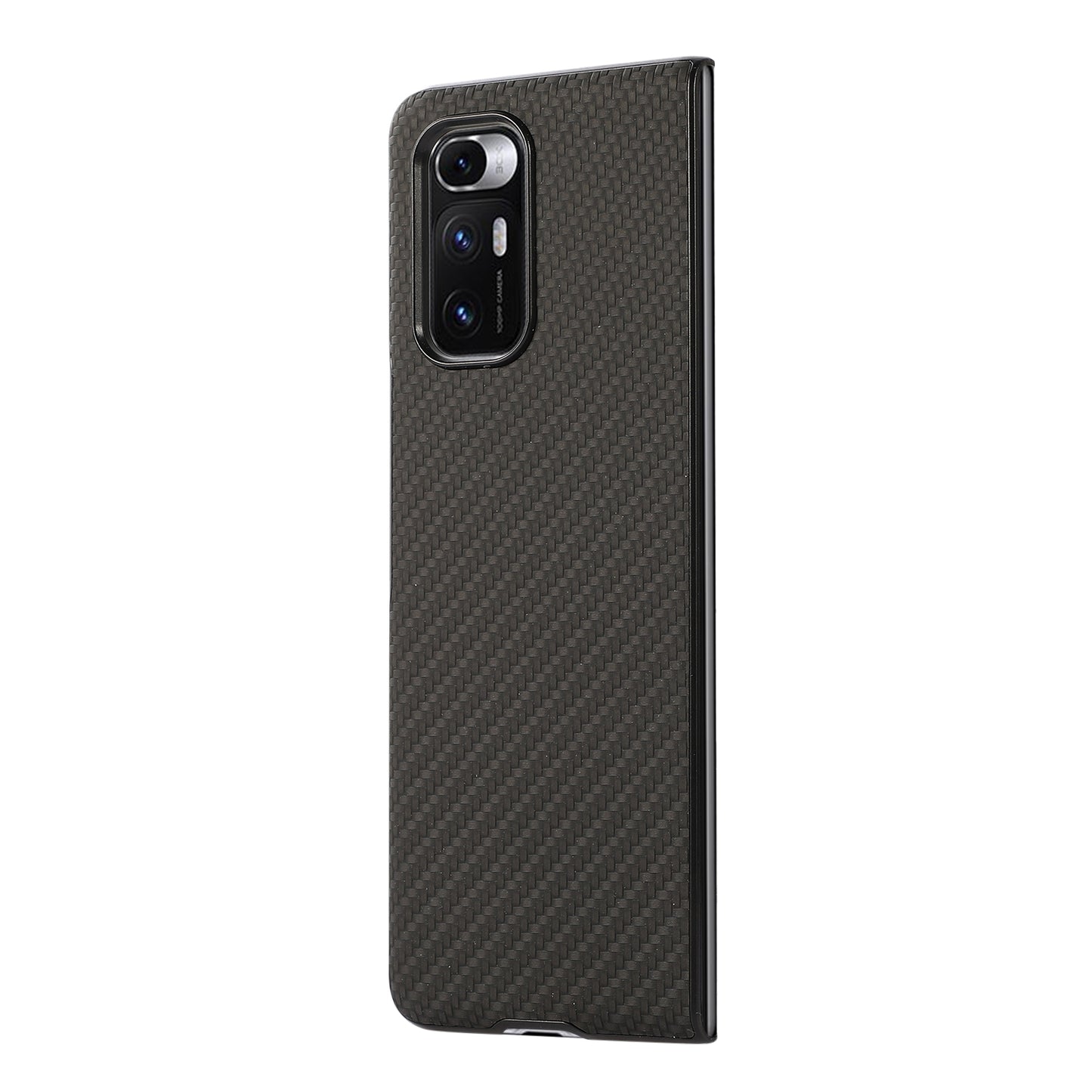 For Xiaomi Mi Mix Fold Carbon Fiber Leather Protective Case(Black)