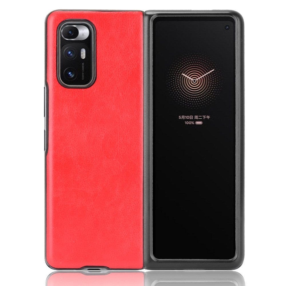 For Xiaomi Mi Mix Fold Shockproof Litchi Texture PC + PU Case(Red)
