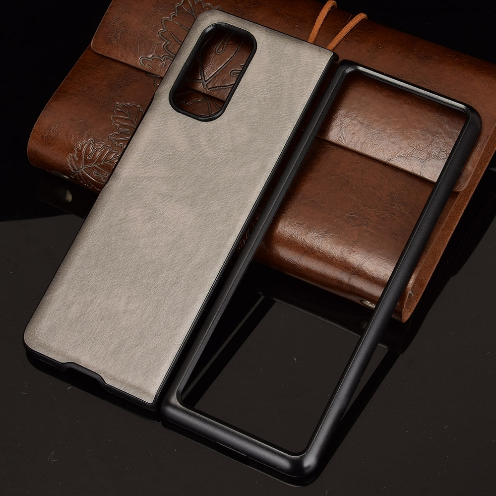 For Xiaomi Mi Mix Fold Shockproof Litchi Texture PC + PU Case(Gray)