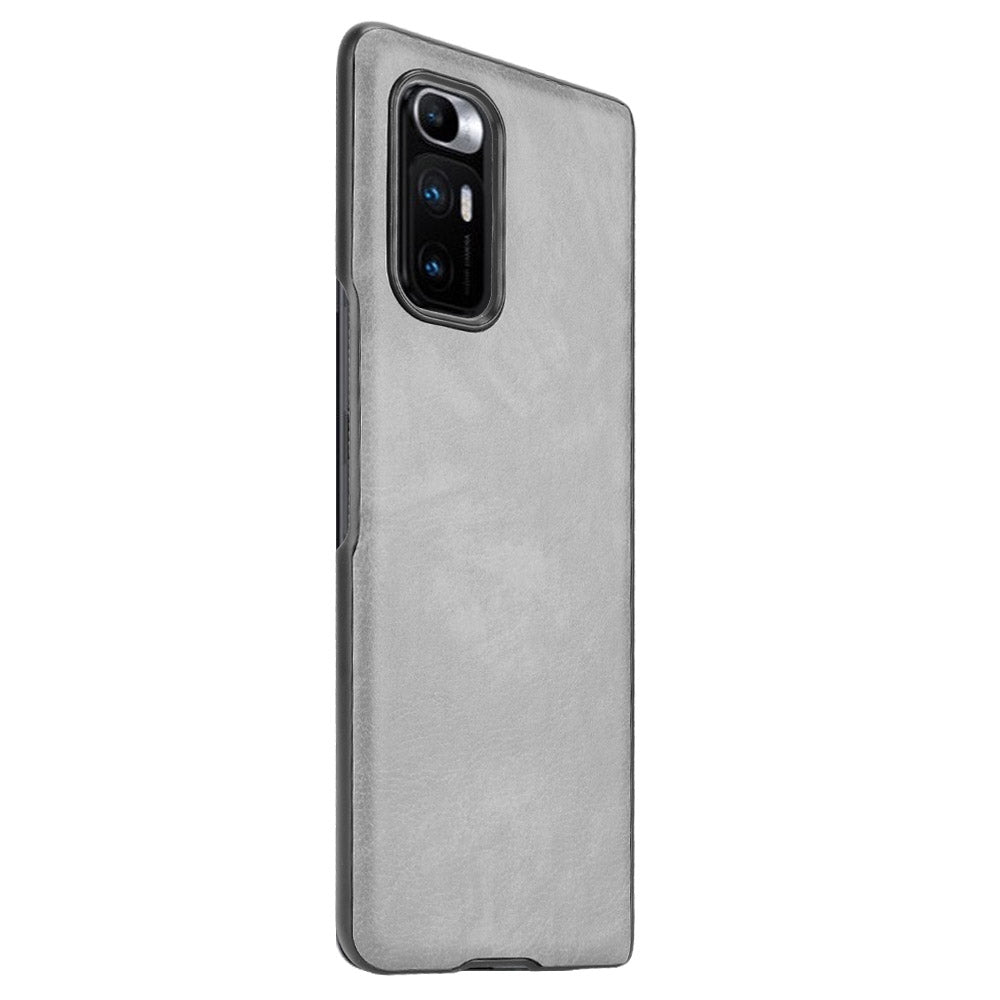 For Xiaomi Mi Mix Fold Shockproof Litchi Texture PC + PU Case(Gray)