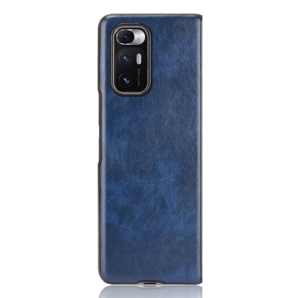 For Xiaomi Mi Mix Fold Shockproof Litchi Texture PC + PU Case(Blue)