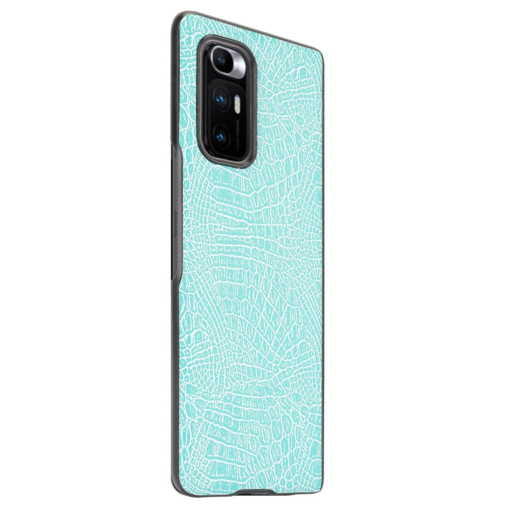 For Xiaomi Mi Mix Fold Shockproof Crocodile Texture PC + PU Case(Light Green)