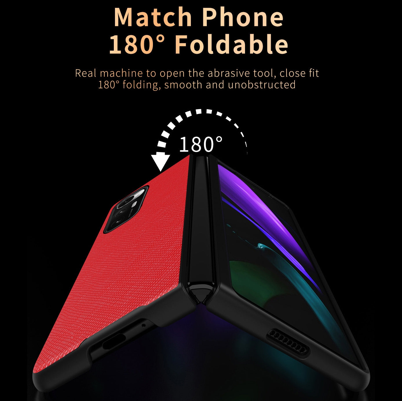 For Xiaomi Mi Mix Fold Foldable Protective Case, Pattern:Cross Pattern(Black)