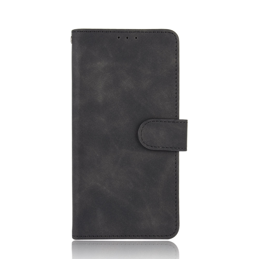 For Xiaomi Mi Mix Fold Solid Color Skin Feel Magnetic Buckle Horizontal Flip Calf Texture PU Leather Case with Holder & Card Slots & Wallet(Black)