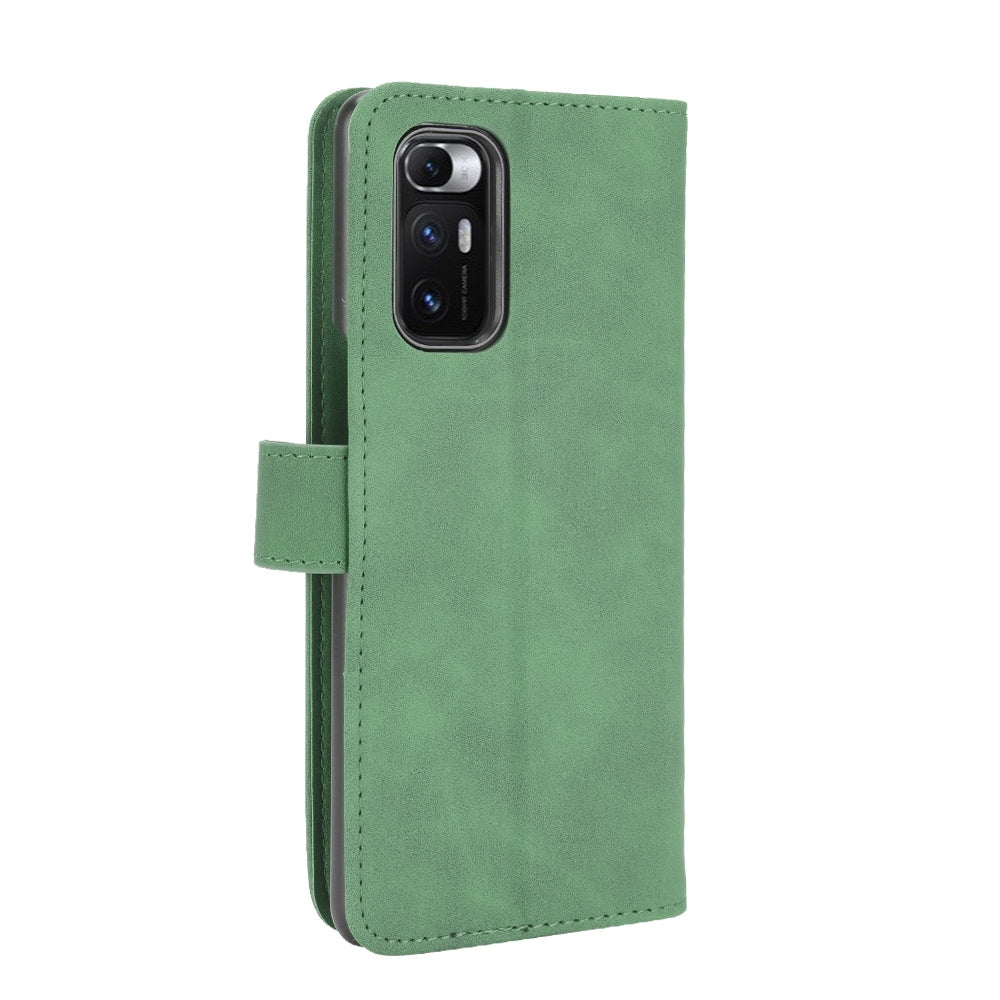 For Xiaomi Mi Mix Fold Solid Color Skin Feel Magnetic Buckle Horizontal Flip Calf Texture PU Leather Case with Holder & Card Slots & Wallet(Green)