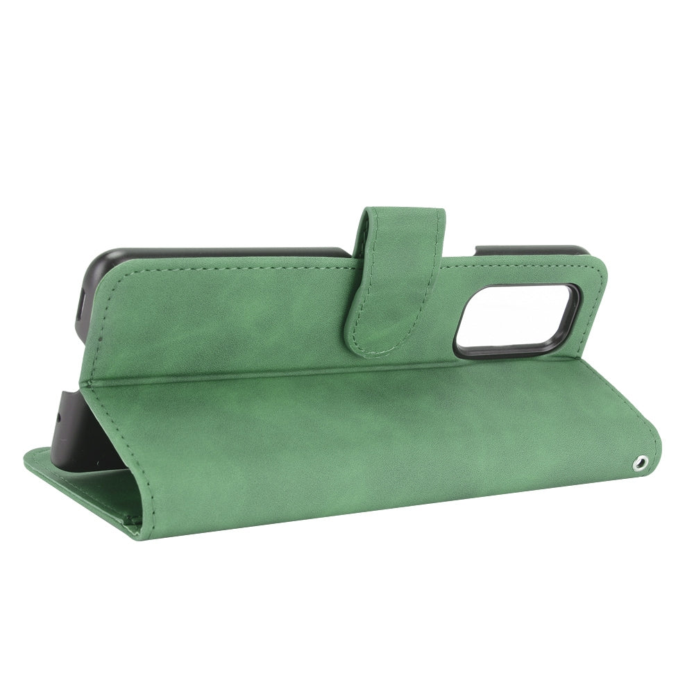 For Xiaomi Mi Mix Fold Solid Color Skin Feel Magnetic Buckle Horizontal Flip Calf Texture PU Leather Case with Holder & Card Slots & Wallet(Green)