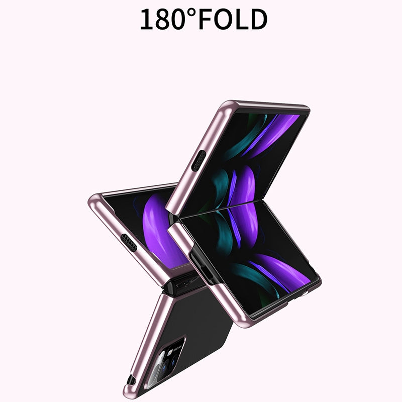 For Xiaomi Mi Mix Fold Ultra-thin Electroplated Transparent Folding Case(Rose Gold)