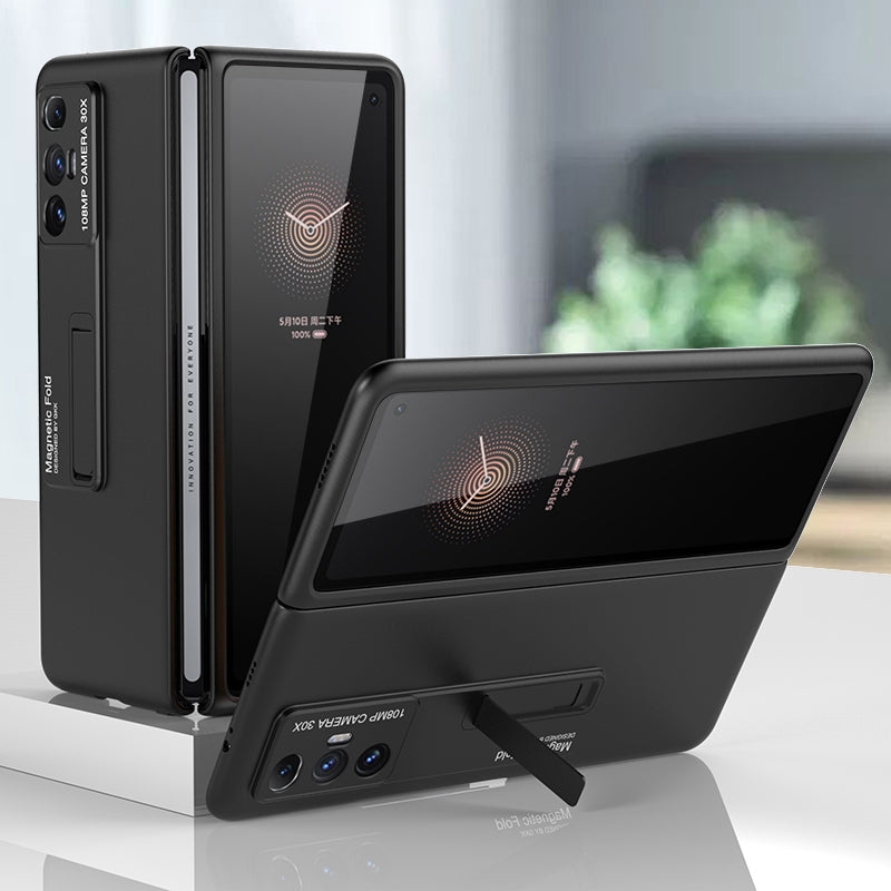 For Xiaomi Mi Mix Fold GKK Ultra-thin Full Coverage Protective Case with Holder(Black)