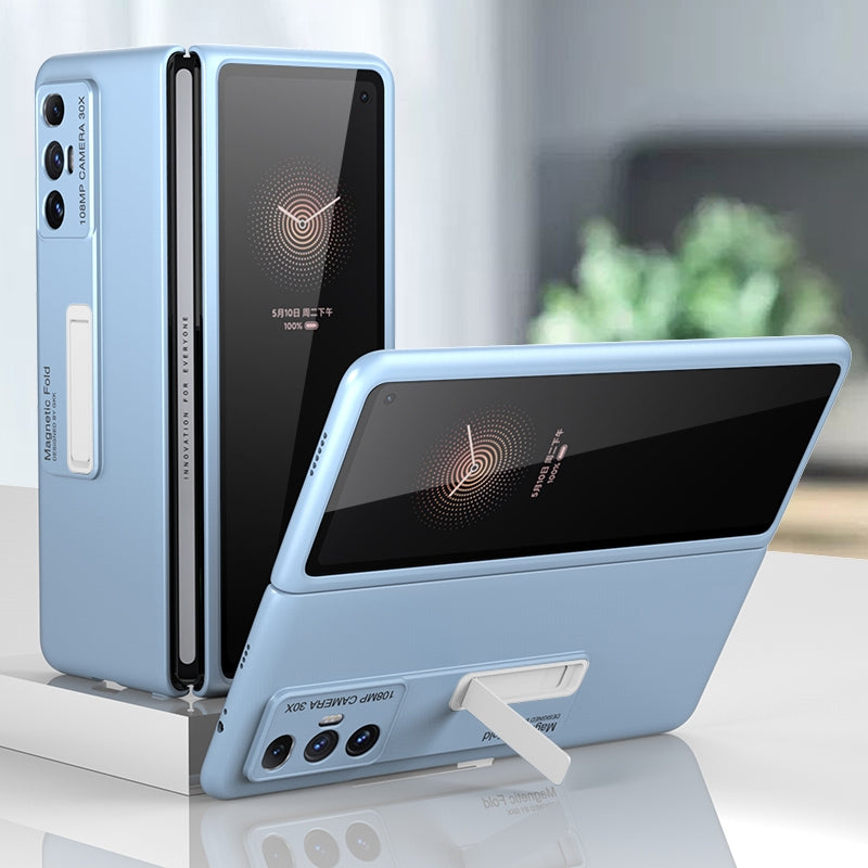 For Xiaomi Mi Mix Fold GKK Ultra-thin Full Coverage Protective Case with Holder(Blue)