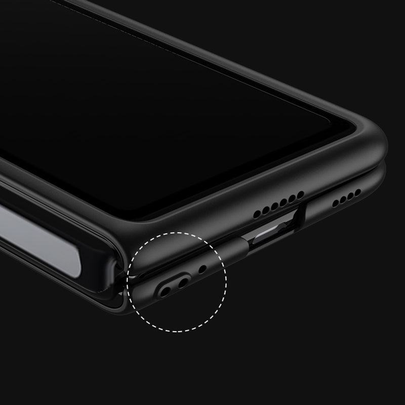 For Xiaomi Mi Mix Fold GKK Ultra-thin Full Coverage Protective Case with Holder(Black)