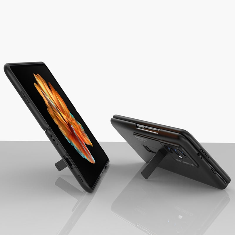 For Xiaomi Mi Mix Fold GKK Ultra-thin Full Coverage Protective Case with Holder(Black)