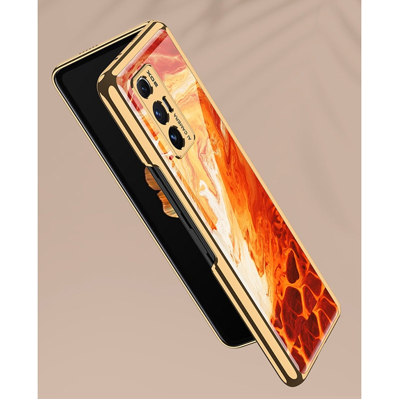 For Xiaomi Mi Mix Fold GKK Electroplating Painted Glass Phone Case(White)