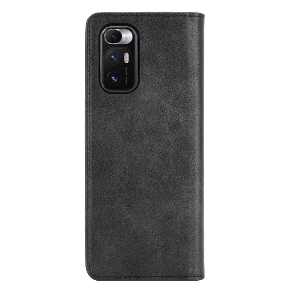 For Xiaomi Mi Mix Fold Magnetic Buckle Retro Crazy Horse Texture Horizontal Flip Leather Case with Holder & Card Slots & Photo Frame(Black)