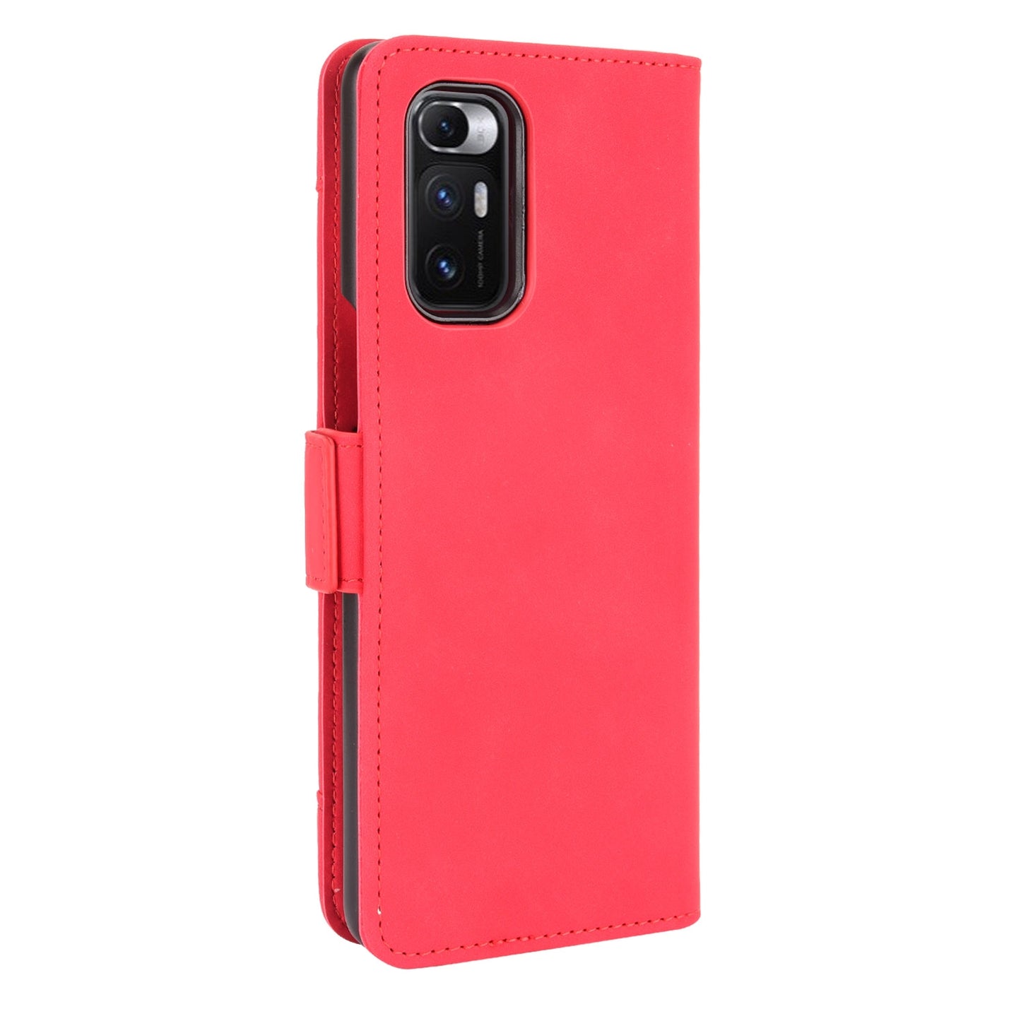 For Xiaomi Mi Mix Fold Skin Feel Calf Pattern Horizontal Flip Leather Case with Holder & Card Slots & Photo Frame(Red)