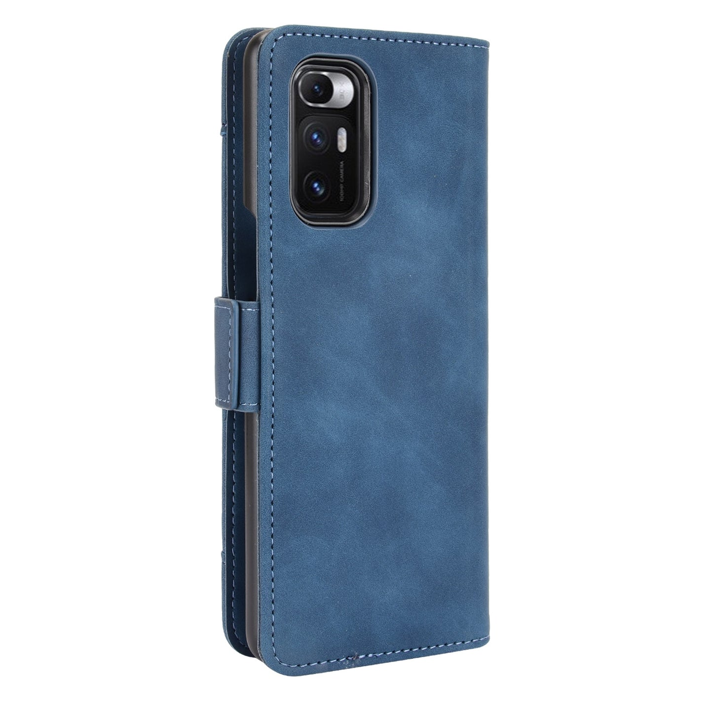 For Xiaomi Mi Mix Fold Skin Feel Calf Pattern Horizontal Flip Leather Case with Holder & Card Slots & Photo Frame(Blue)