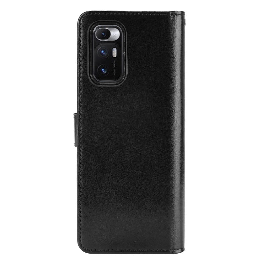 For Xiaomi Mi Mix Fold Crazy Horse Texture Horizontal Flip Leather Case with Holder & Card Slots & Lanyard(Black)