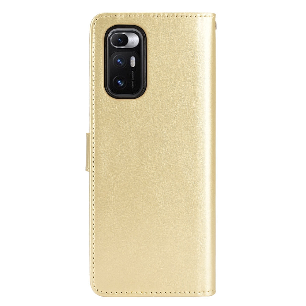 For Xiaomi Mi Mix Fold Crazy Horse Texture Horizontal Flip Leather Case with Holder & Card Slots & Lanyard(Gold)