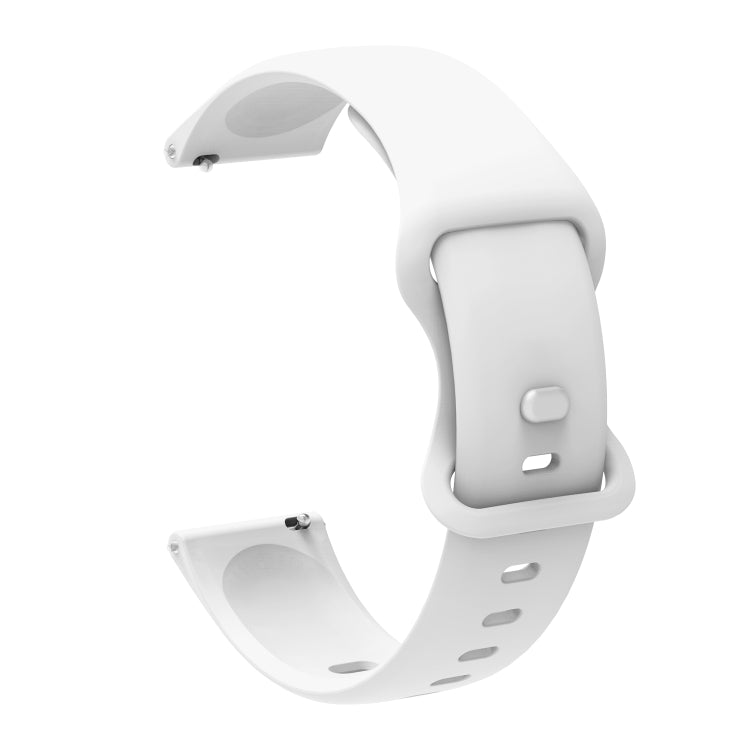 For Amazfit GTS 2e Butterfly Buckle Silicone Replacement Strap Watchband, 20mm, 22mm