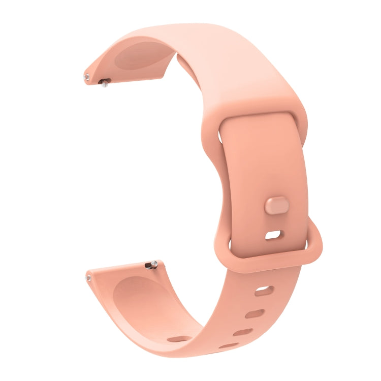 For Amazfit GTS 2e Butterfly Buckle Silicone Replacement Strap Watchband, 20mm, 22mm