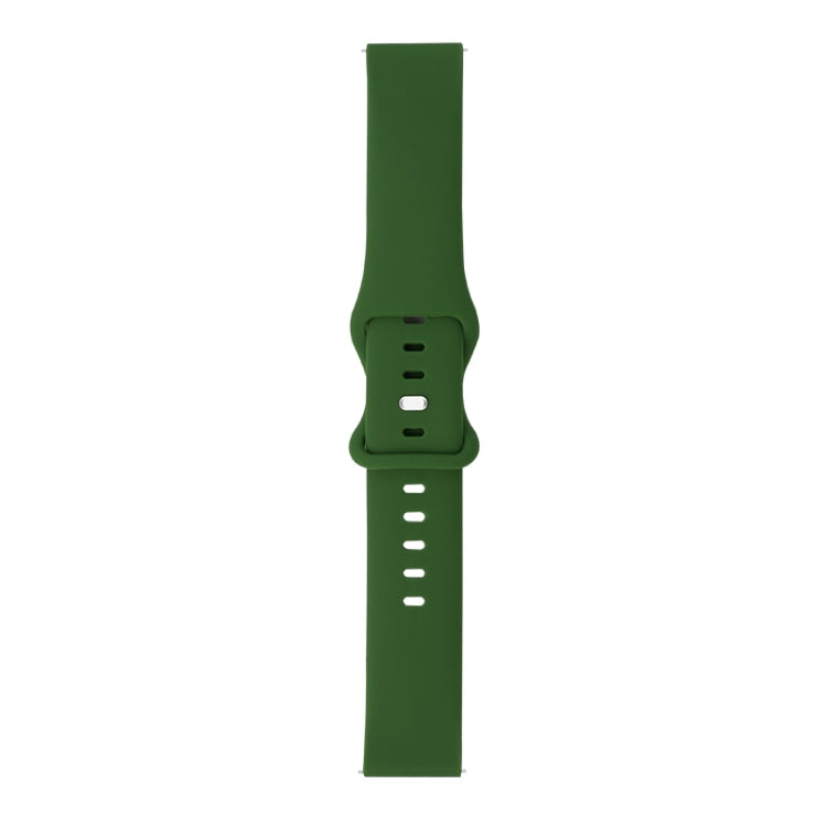 8-buckle Silicone Replacement Strap Watchband, For Honor Magic Watch 2 46mm, For Amazfit Pop