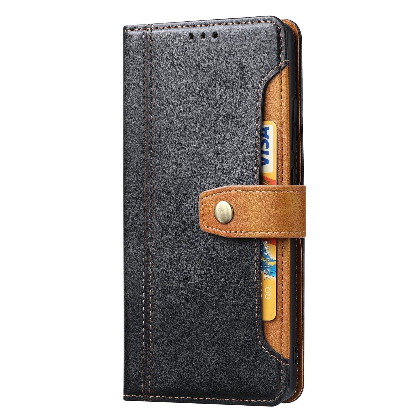 For Xiaomi Mi Mix 4 Calf Texture Double Fold Clasp Horizontal Flip Leather Case with Photo Frame & Holder & Card Slots & Wallet(Black)