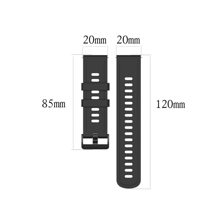 For Amazfit GTR Silicone Smart Watch Replacement Strap Wristband, 20mm, 22mm