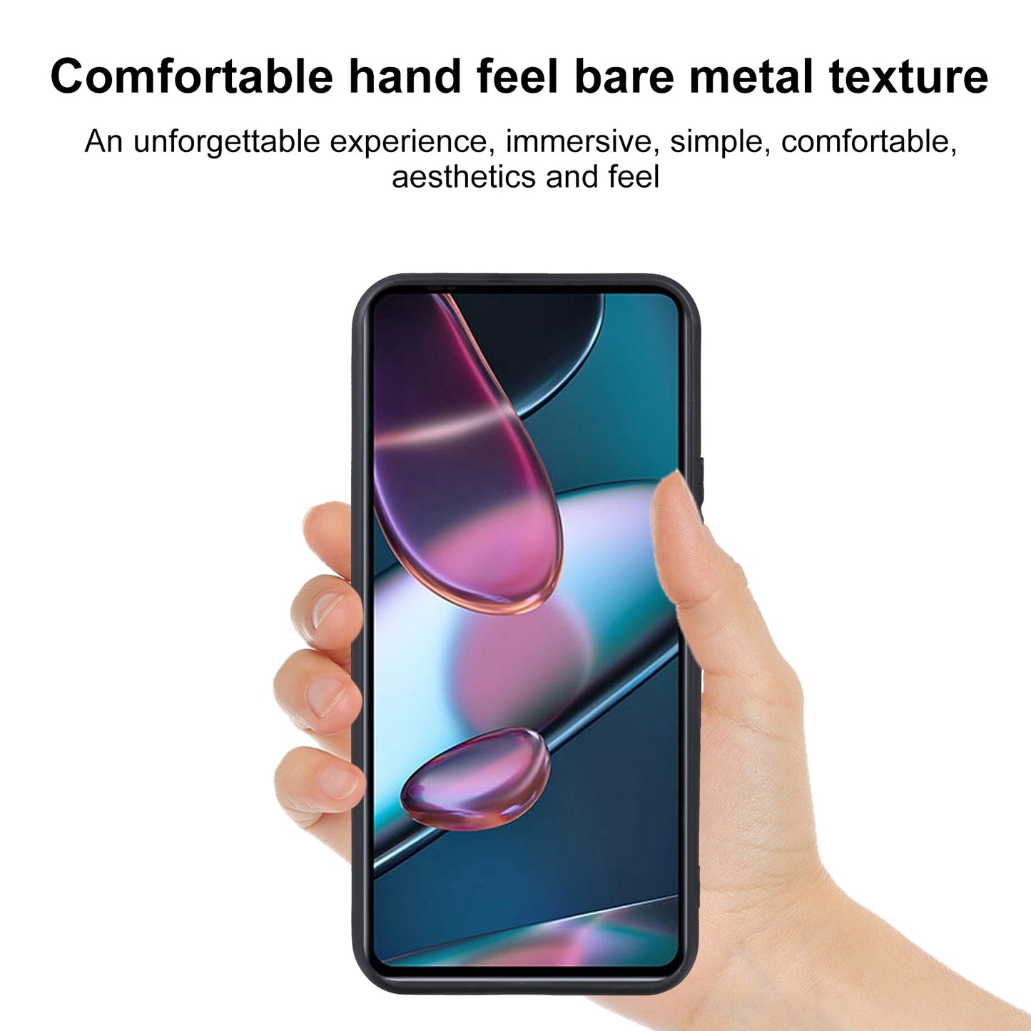 TPU Phone Case For Motorola Edge 30 Pro(Pudding Black)