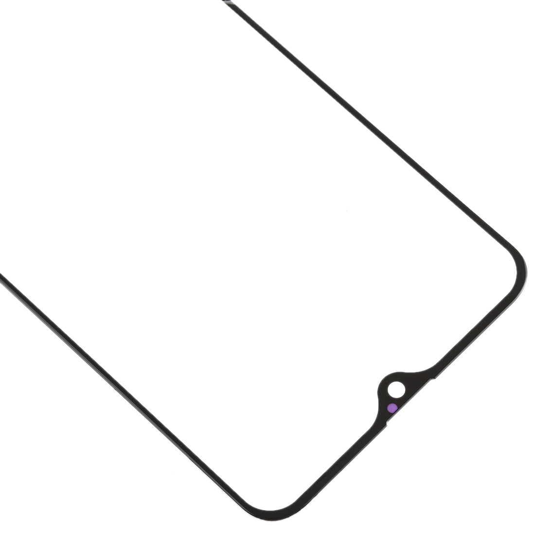 For Huawei Enjoy 20 5G Front Screen Outer Glass Lens with OCA Optically Clear Adhesive