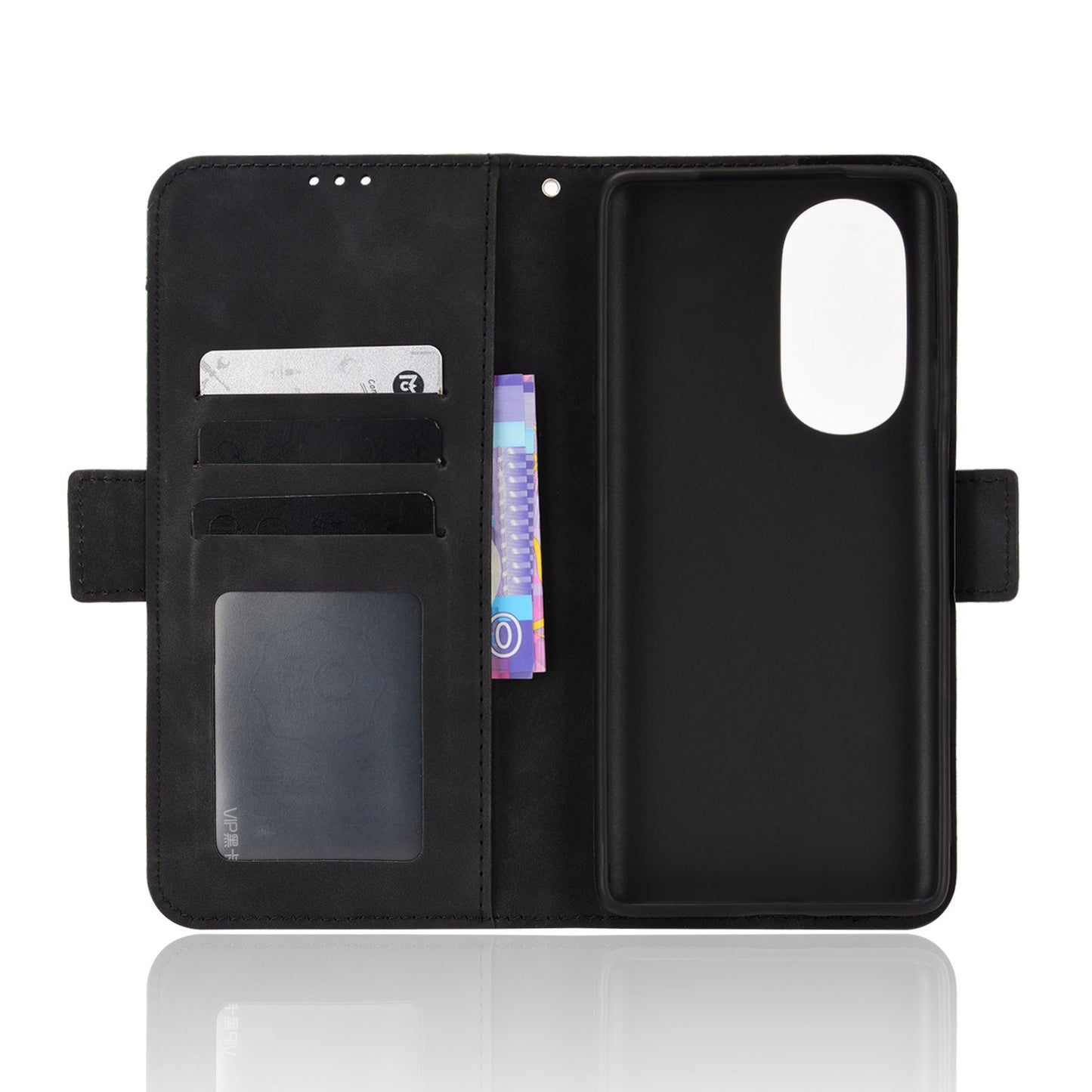 For Motorola Moto Edge 30 Pro/Edge+ 2022/Edge X30 Skin Feel Calf Pattern Leather Phone Case(Black)