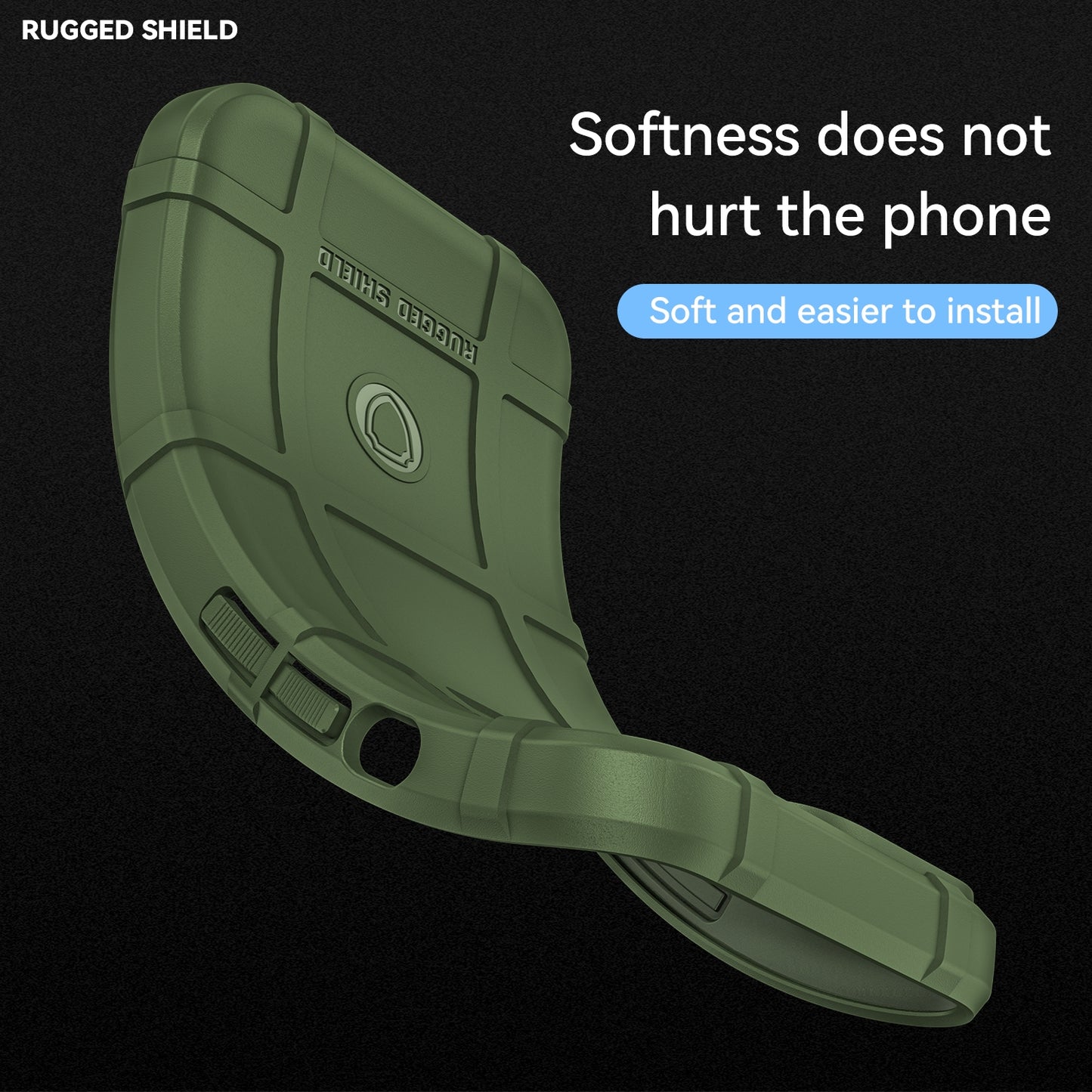 For Motorola Edge 30 Pro Full Coverage Shockproof TPU Case(Green)