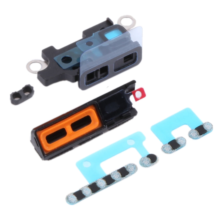 10 PCS Speaker Dustproof Mesh with Frame For iPhone 13 Pro(White)