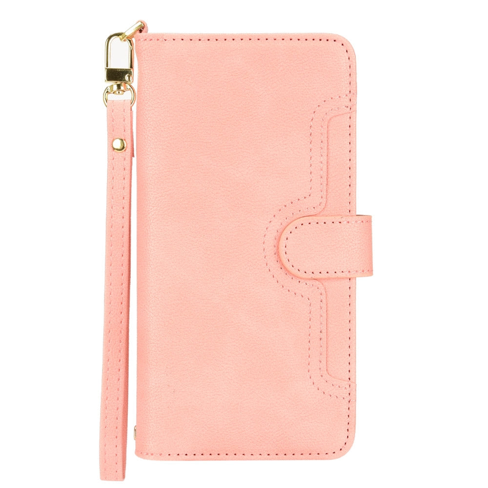For Motorola Edge 30/Edge 30 Pro/Edge+ 2022 Litchi Texture Zipper Leather Phone Case(Pink)