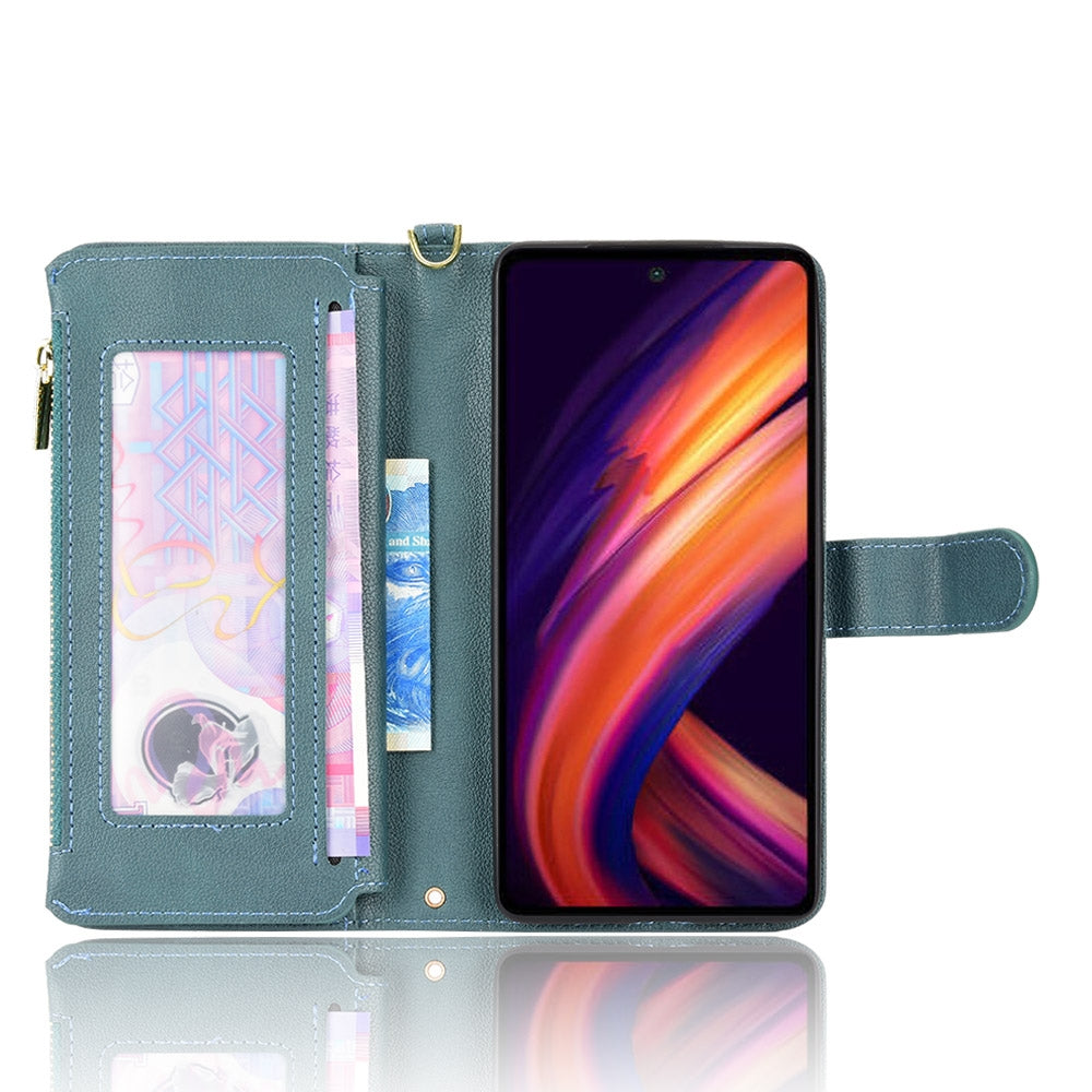 For Motorola Edge 30/Edge 30 Pro/Edge+ 2022 Litchi Texture Zipper Leather Phone Case(Green)