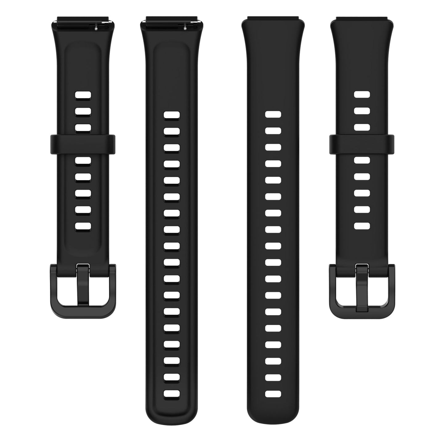 For Huawei Band 7 Silicone Watch Band(Black)