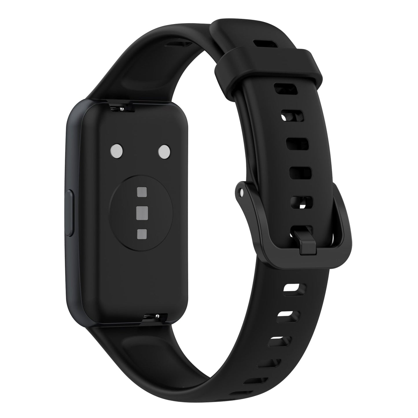 For Huawei Band 7 Silicone Watch Band(Black)