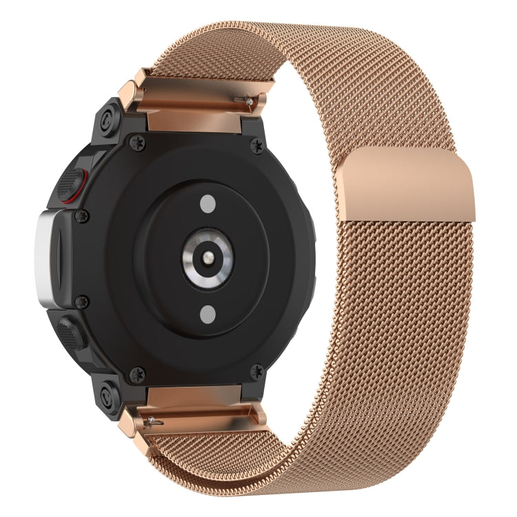 For Huami Amazfit T-Rex 2 Milan Stainless Steel Watch Band