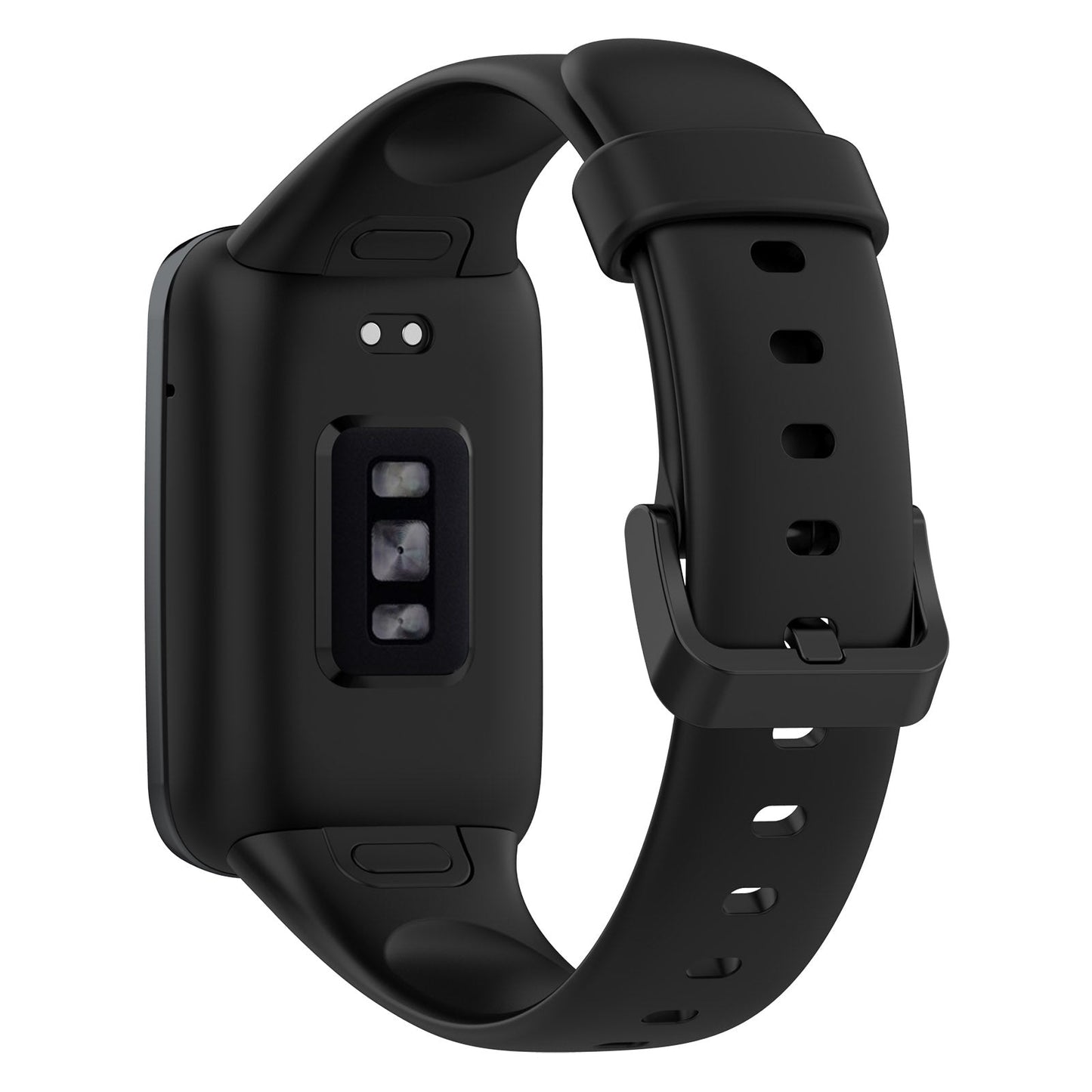 For Xiaomi Mi Band 7 Pro Solid Color Silicone Watch Band(Black)