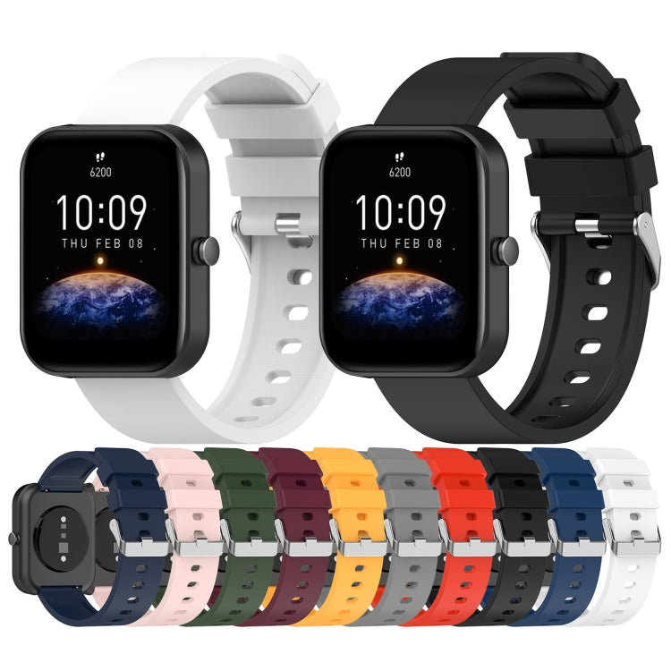 20mm Steps Style Silicone Watch Band, For Amazfit Bip 3