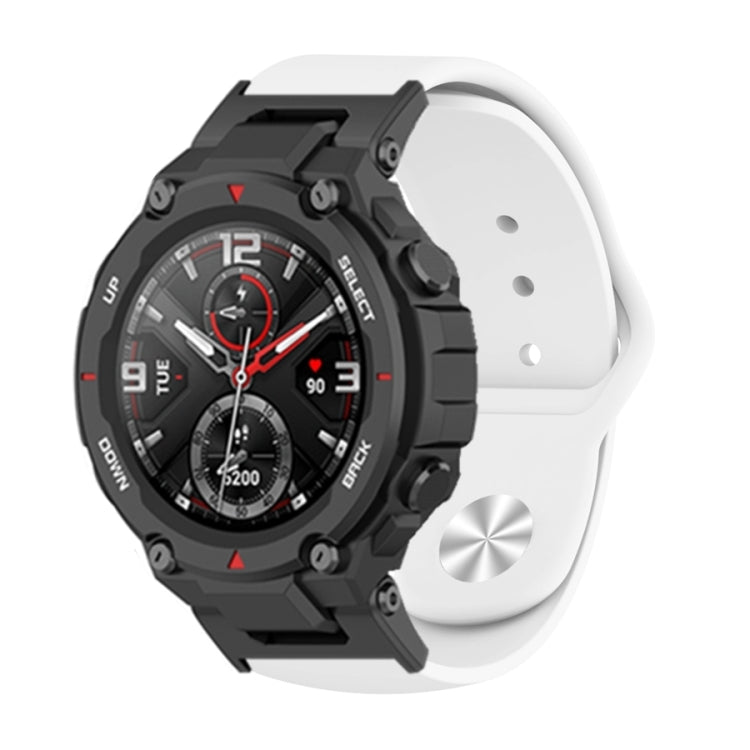 Silicone Reverse Buckle Watch Band, For Amazfit T-Rex / T-Rex Pro / Ares