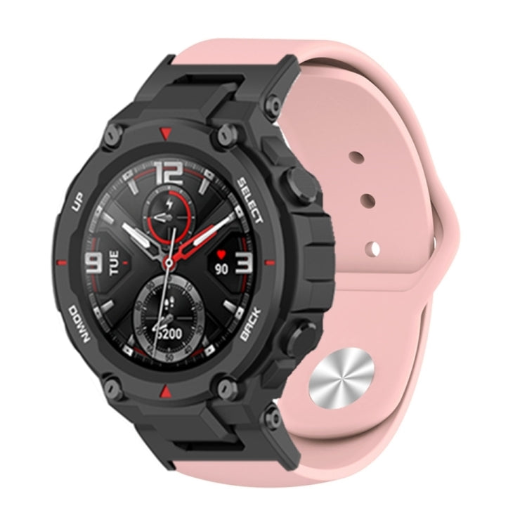 Silicone Reverse Buckle Watch Band, For Amazfit T-Rex / T-Rex Pro / Ares