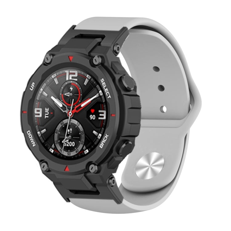 Silicone Reverse Buckle Watch Band, For Amazfit T-Rex / T-Rex Pro / Ares