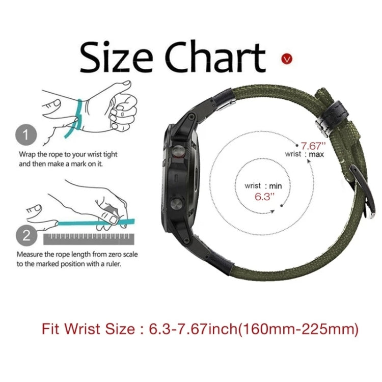 Leather Nylon Watch Band, For Amazfit T-Rex / T-Rex Pro / Ares