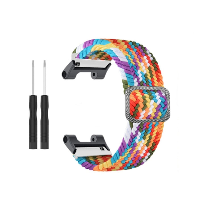 Adjustable Buckle Braided Nylon Watch Band, For Amazfit T-Rex / T-Rex Pro / Ares