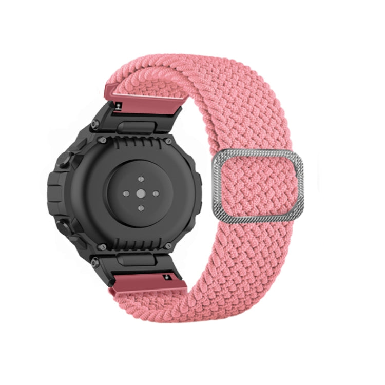 Adjustable Buckle Braided Nylon Watch Band, For Amazfit T-Rex / T-Rex Pro / Ares